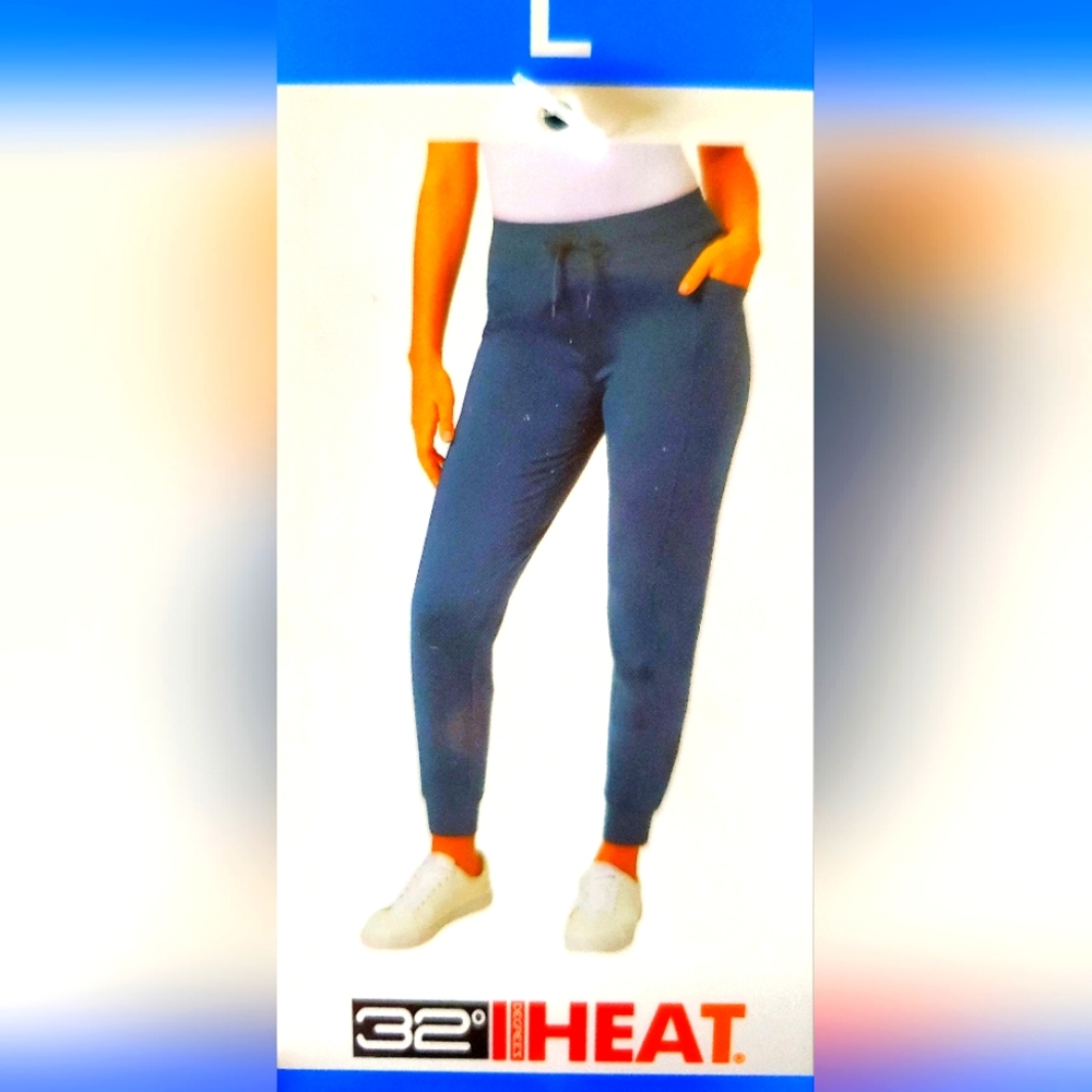 32 Degrees Heat Womens Microfleece Lined Joggers Woman's L